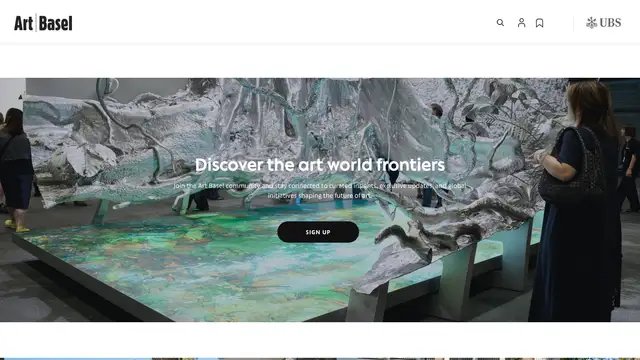 Art Basel Website preview