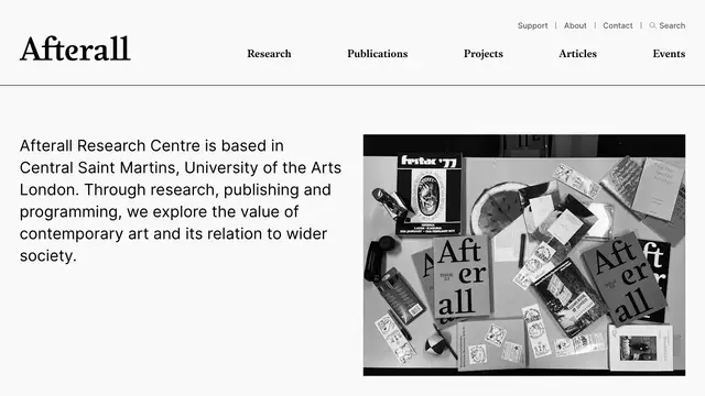 Afterall Website preview