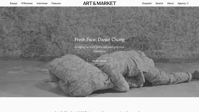 Art & Market Website preview