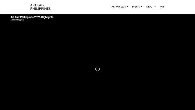 Art Fair Philippines Website preview