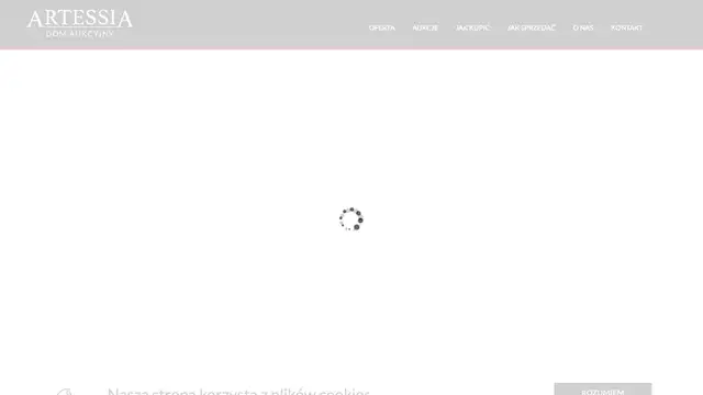 Artessia Website preview