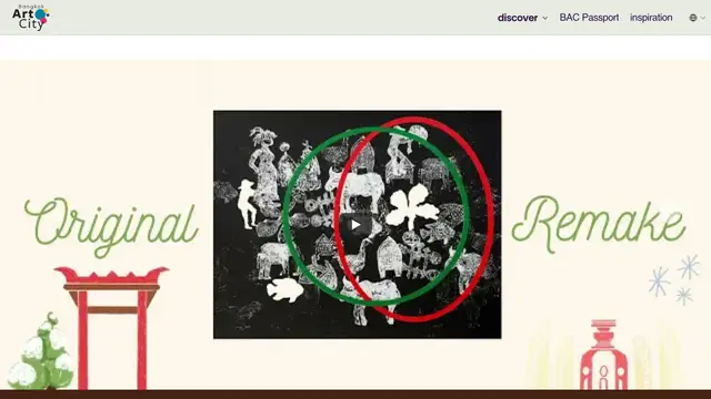 Bangkok Art City Website preview
