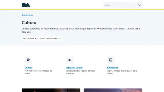 Buenos Aires Art Week Website preview