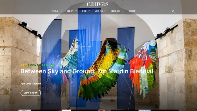 Canvas Magazine Website preview