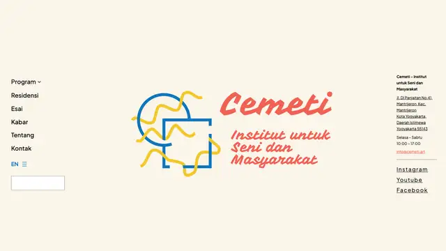 Cemeti Institute Website preview