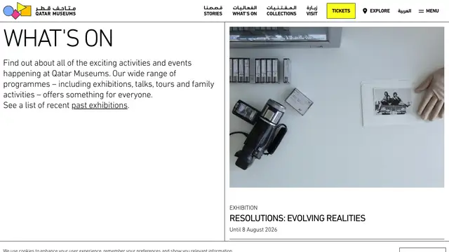 Doha Art Map Website preview