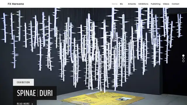 FX Harsono Website preview