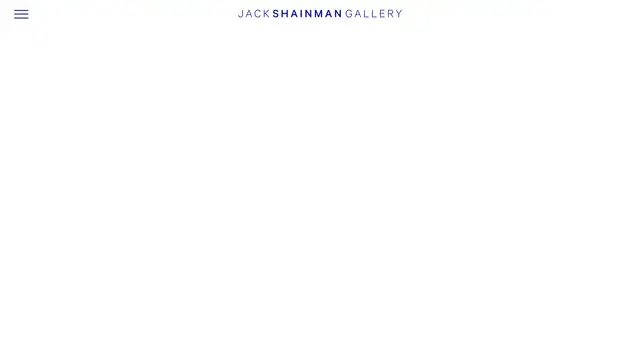 Jack Shainman Gallery Website preview