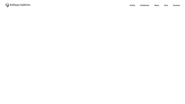 Kalfayan Galleries Website preview
