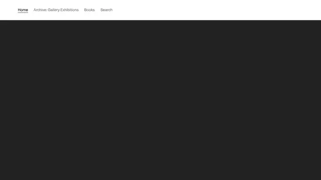 Kasmin Gallery Website preview