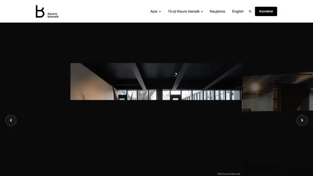 Kaunas Biennial Website preview