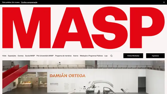 MASP Website preview