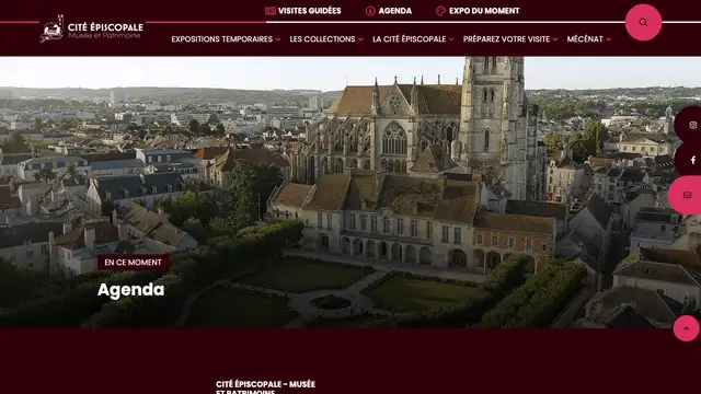 Musée Bossuet Website preview