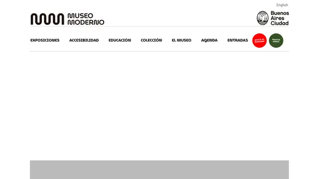 Museo de Arte Moderno de Buenos Aires Website preview
