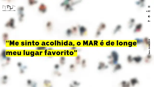 Museu de Arte do Rio Website preview