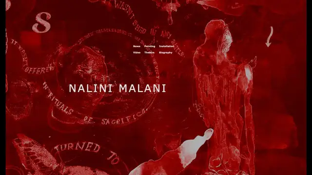 Nalini Malani Website preview