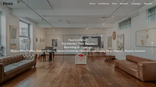 Pinto Art Museum Website preview