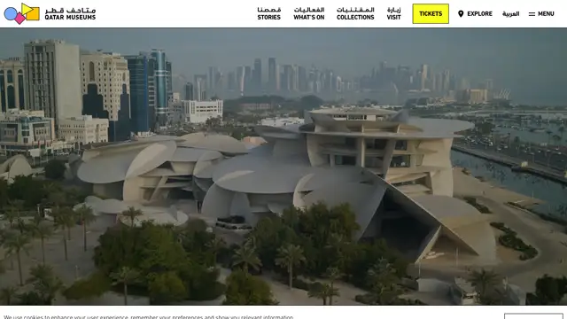 Qatar Museums Heritage Website preview