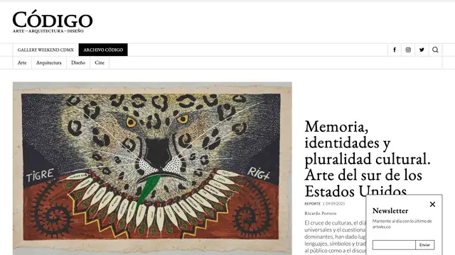 Revista Código Website preview