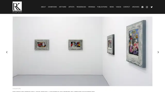 Richard Koh Fine Art Website preview
