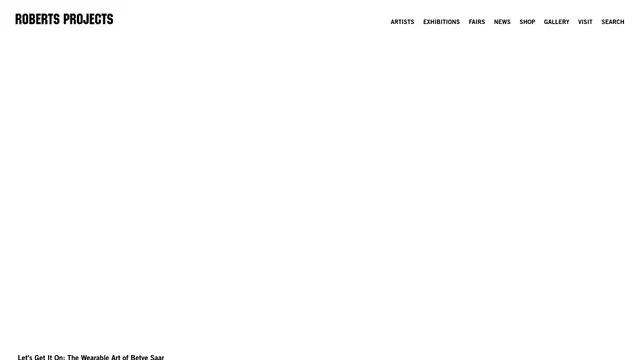 Roberts Projects Website preview