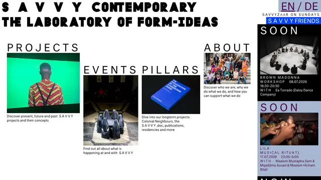 Savvy Contemporary Website preview