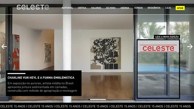 Select Art Magazine Website preview