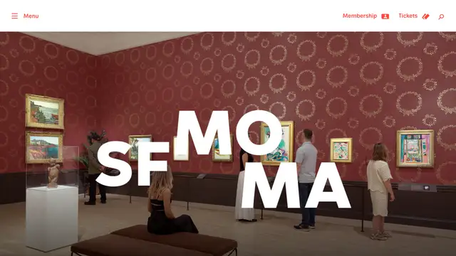 SFMOMA Website preview