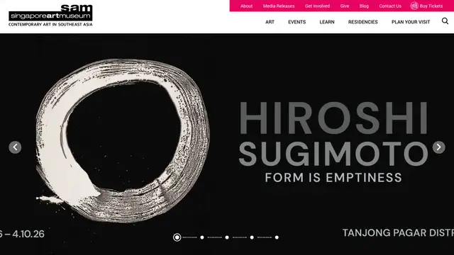 Singapore Art Museum Website preview