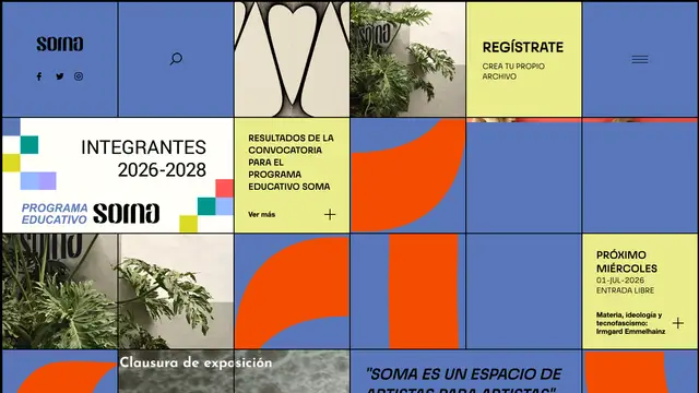 SOMA Mexico Website preview