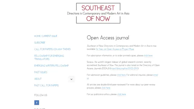 Southeast of Now Website preview