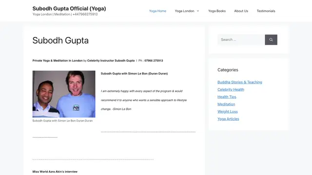 Subodh Gupta Website preview