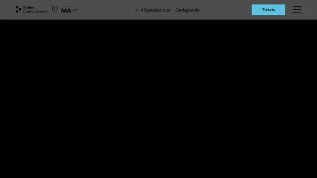 Sydney Contemporary Website preview