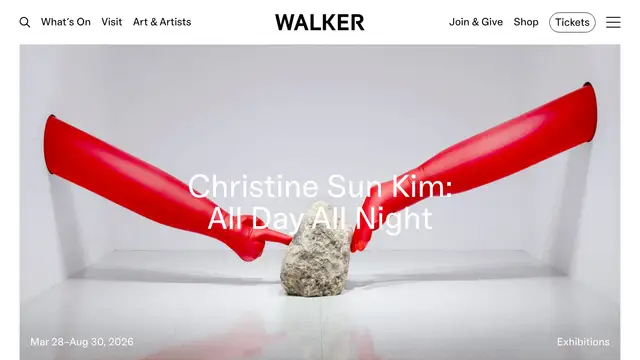 Walker Art Center Website preview