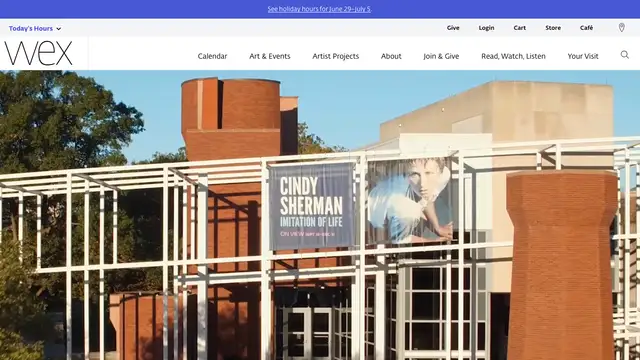 Wexner Center for the Arts Website preview