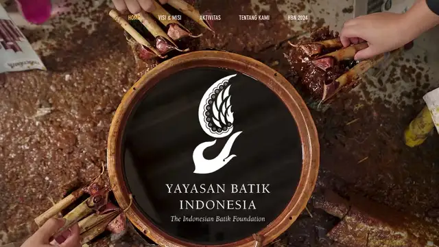 Yayasan Batik Indonesia Website preview