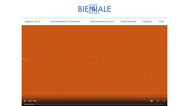 Yogyakarta Biennale Website preview