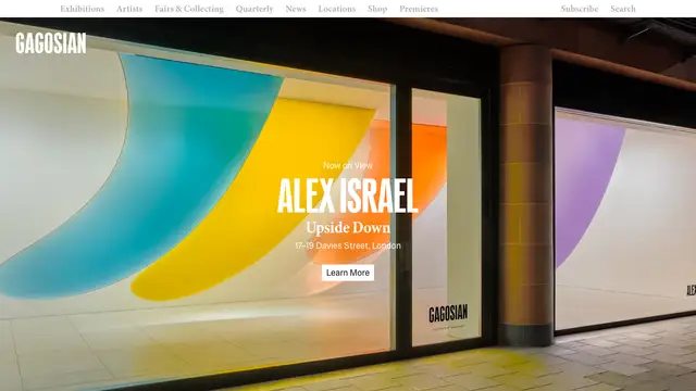 Gagosian Website preview
